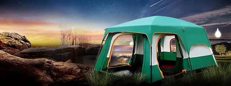 Cheap Goat Tents Open tent Throw pop up tents Outdoor camping Hiking automatic season Tent Speed Rainproof Family Beach large space Free shipping Tents